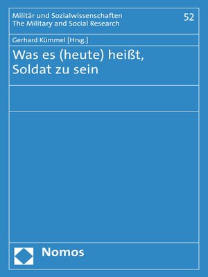 cover image of Was es (heute) heißt, Soldat zu sein